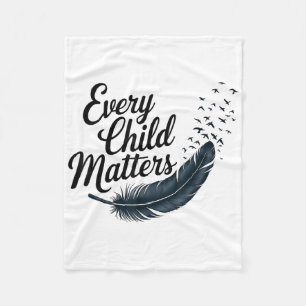 Every Orange Day Child Kindness 2024 Anti Bully Ki Fleece Blanket