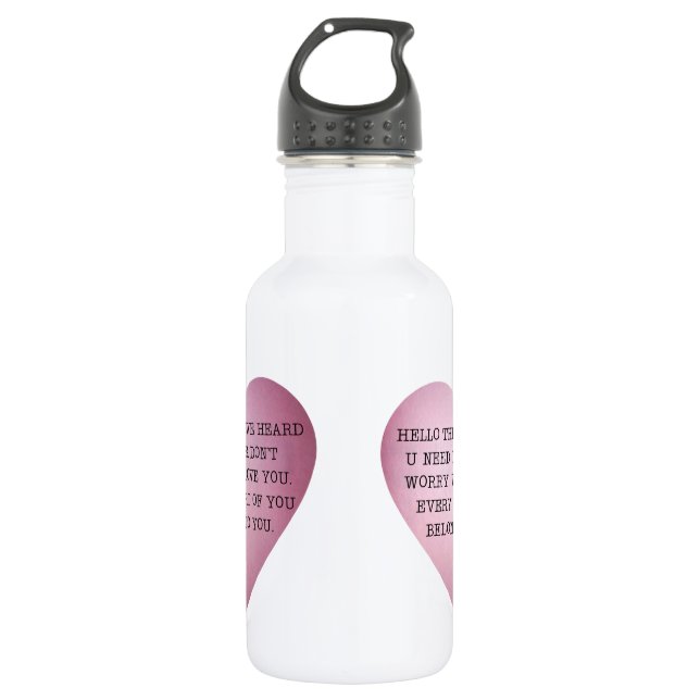 Every Part of You Belongs to You 532 Ml Water Bottle (Front)