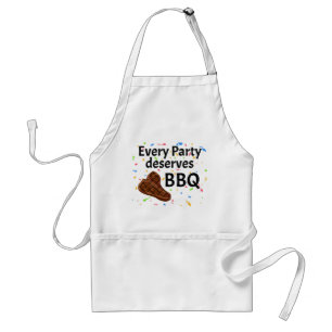 Every Party Deserves BBQ Grill Steaks Grillmaster Standard Apron