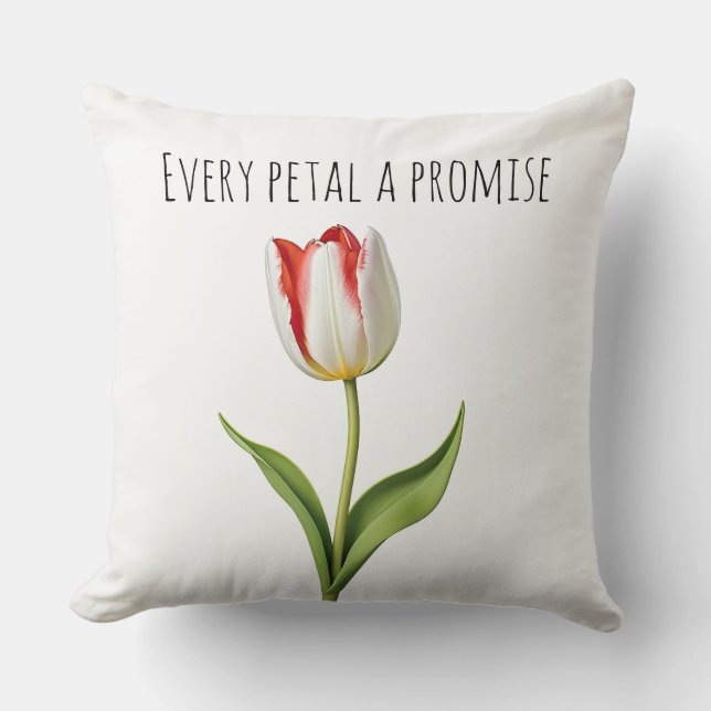Every petal a promise cushion (Front)