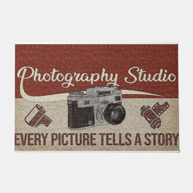 Every Picture Tells A Story, Photographer  Doormat (Front)