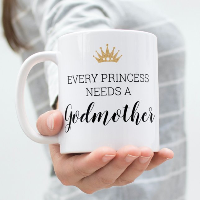 Every Princess Needs A Godmother Proposal Coffee Mug (Creator Uploaded)