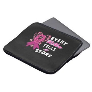 Every Ribbon Tells A Story laptop sleeve