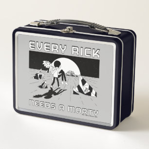 Every Rick Needs A Morty Metal Lunch Box
