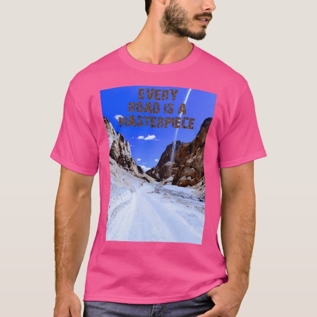 Every Road Is A Masterpiece Active T-Shirt (Front)