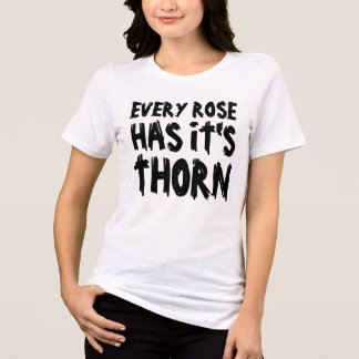 EVERY ROSE HAS IT'S THORN VINTAGE 80s T-SHIRT Tri-Blend Shirt