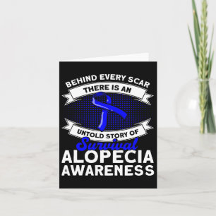 Every Scar Untold Story Support Alopecia Awareness Card