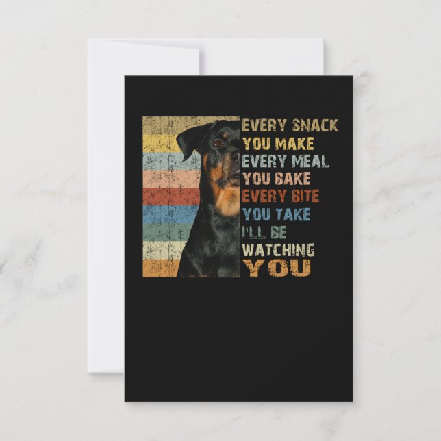 Every snack you make every meal you bake invitation (Front)