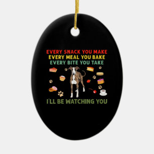 Every snack you make every meal you bake italian g ceramic tree decoration