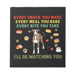 Every snack you make every meal you bake italian g notepad