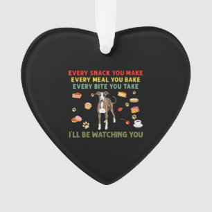 Every snack you make every meal you bake italian g ornament