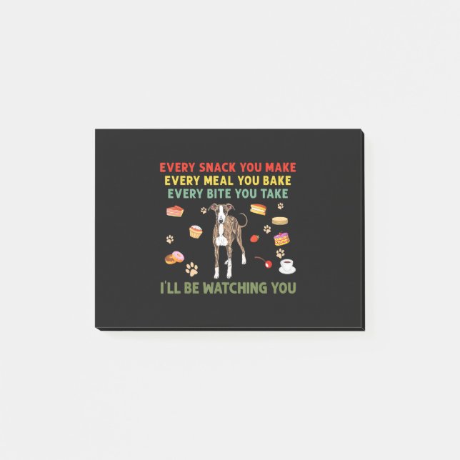 Every snack you make every meal you bake italian g post-it notes (Front)