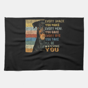 Every snack you make every meal you bake tea towel