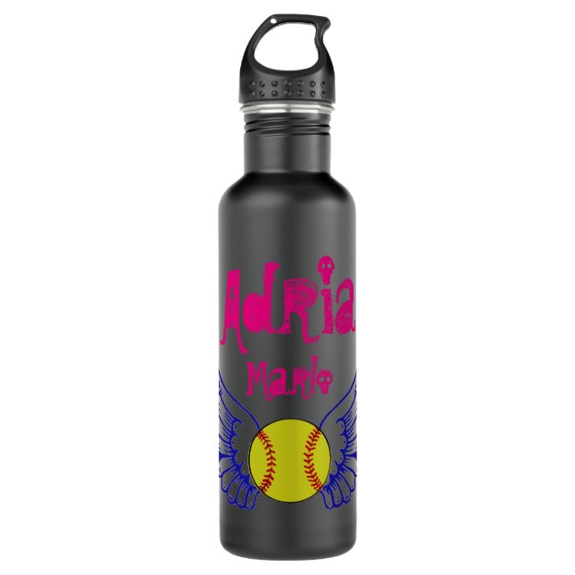 Every Softballer Needs Hydration 710 Ml Water Bottle (Front)
