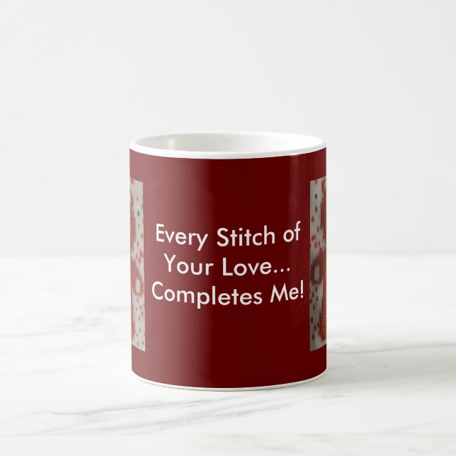 Every Stitch of Your Love Coffee Mug (Center)