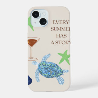 Every Summer Has a Story Beach Aesthetic Phone Cas iPhone 15 Case