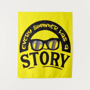 EVERY SUMMER HAS A STORY BEACH PARTY TAPESTRY