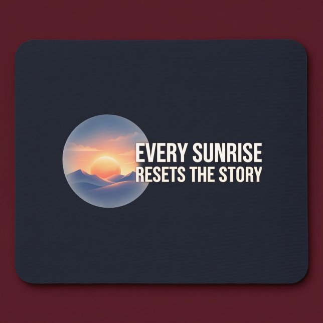 Every Sunrise Resets The Story Mouse Mat (Creator Uploaded)