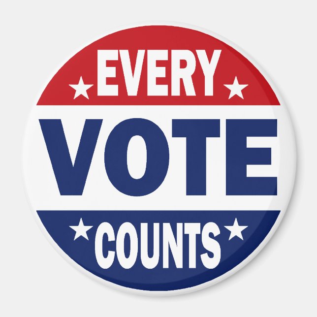 Every Vote Counts Magnet (Front)
