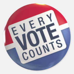 Every Vote Counts Sticker