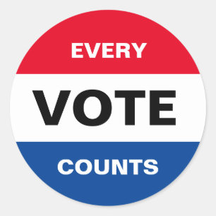 Every Vote Counts Sticker