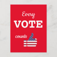 Every Vote Counts USA Election Voter Voting