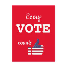 Every Vote Counts USA Election Voter Voting