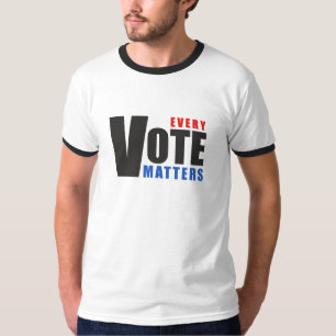 Every Vote Matters - your vote is your power T-Shirt