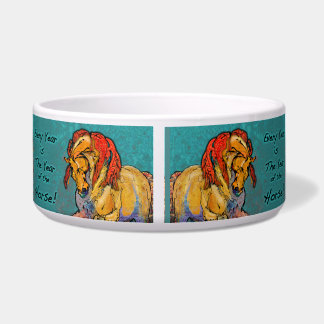 Every Year is The Year of the Horse DOG/CAT BOWL