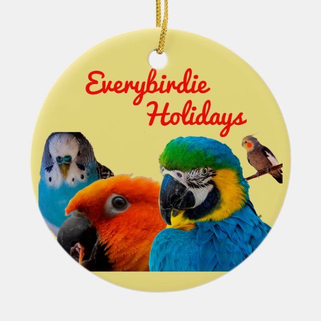 Everybirdie Christmas Tree Ornament (Front)
