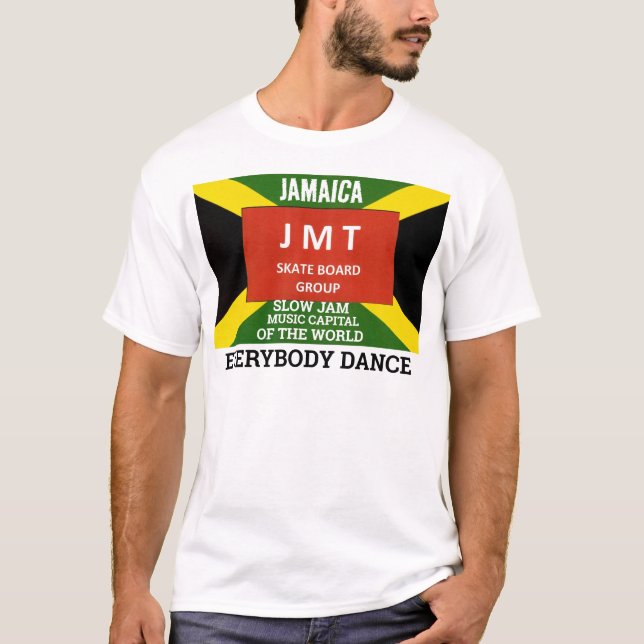 EVERYBODY DANCE. JMT Men's Basic T-Shirt (Front)