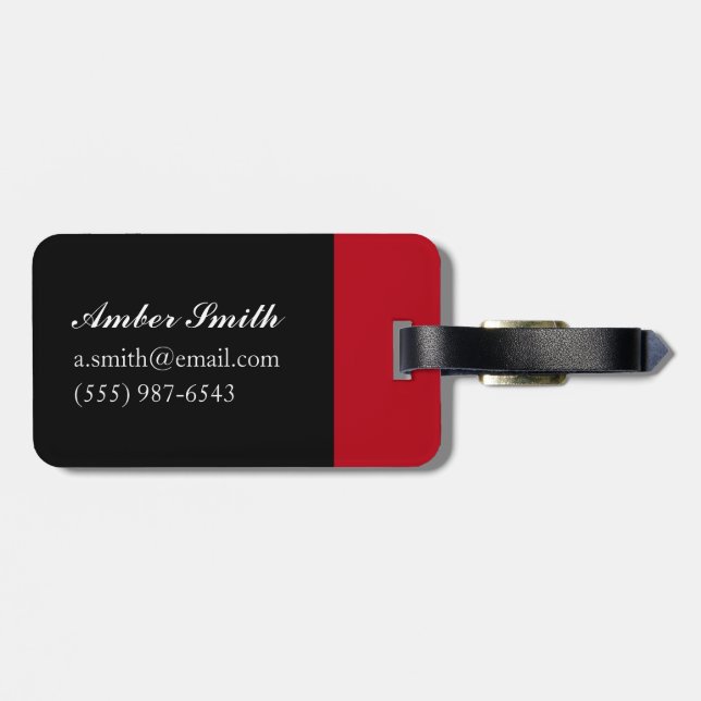 Everybody I Never Slept With Luggage Tag (Back Horizontal)