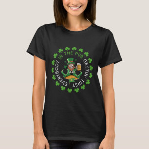 Everybody In The Pub Gettin' Tipsy Drinking St Pat T-Shirt