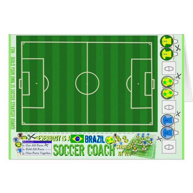 Everybody is a Brazil Soccer Coach Strategy Kit (Front Horizontal)