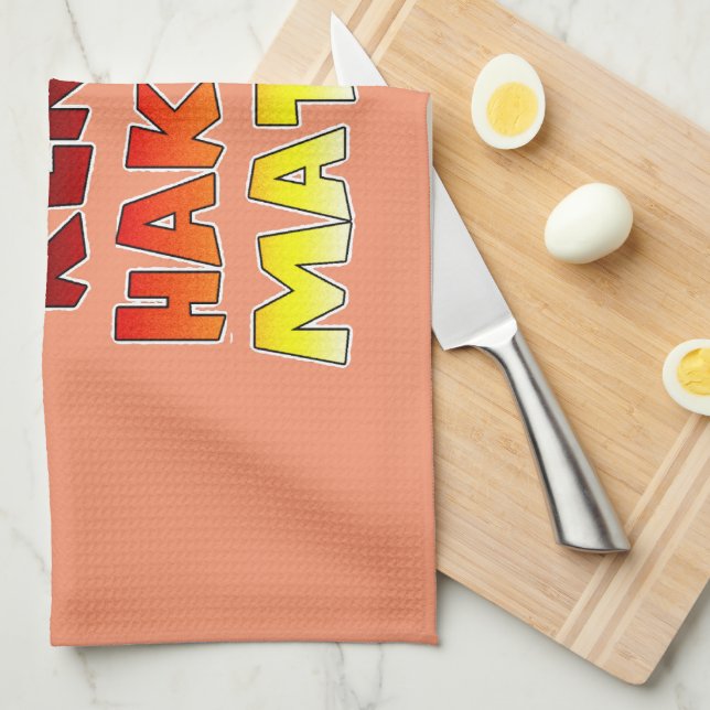 Everybody Kenya Hakuna Matata Tea Towel (Quarter Fold)