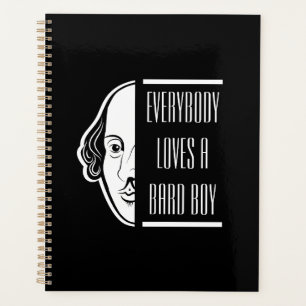 Everybody Loves A Bard Boy Shakespeare Thespian Planner