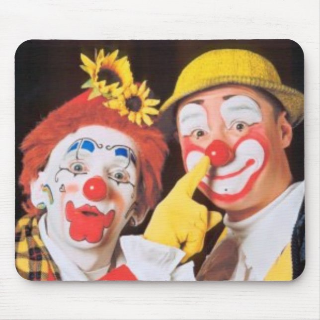 Everybody Loves A Clown Mouse Mat (Front)