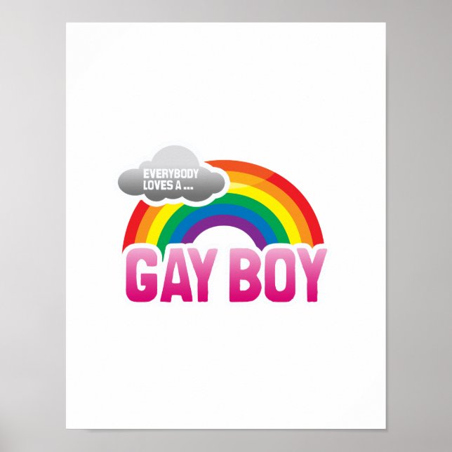 EVERYBODY LOVES A GAY BOY POSTER (Front)