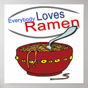 Everybody Loves Ramen Parody Poster