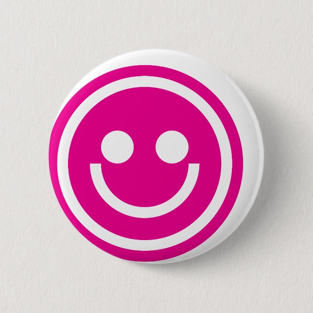Everybody loves Smiles 6 Cm Round Badge (Front)