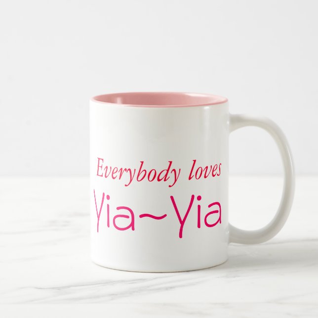Everybody loves, Yia~Yia Two-Tone Coffee Mug (Right)