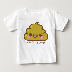 everybody poops baby T-Shirt