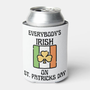 Everybody's Irish On St Patricks Day Can Cooler
