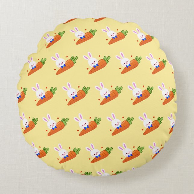Everybunny Round Cushion (Front)