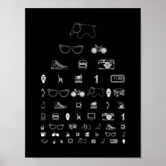 Everyday - black poster