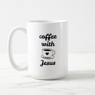 Everyday Christian Faith Coffee Lover with Jesus Mug