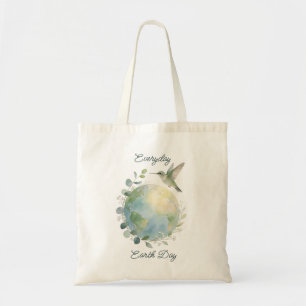 Everyday Earth Day Hummingbird Bird Tote Bag