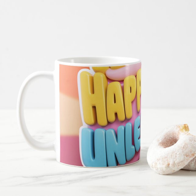 "Everyday Elegance:  Mug for Coffee & Tea Lovers (With Donut)