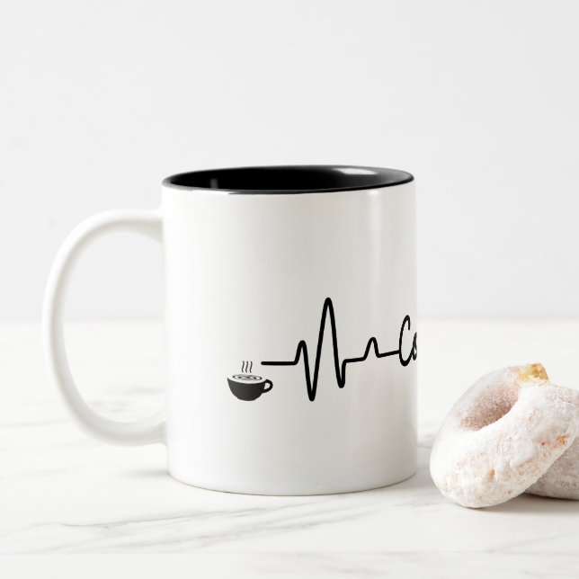 Everyday Elegance: Personalised Coffee Mug (With Donut)