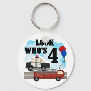 Everyday Heroes 4th Birthday Key Ring